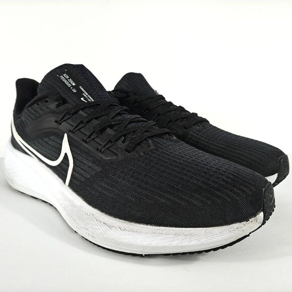 Nike Air Zoom Pegasus 39 Men's 11 Black Dark Smoke Grey Running Shoes DH4071-001 - Picture 1 of 16